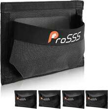 ProSSS 1PC Boat 10"*7" Self-Adhesive Storage Mesh Bag,Marine Organizer For Tools &Amp; Boat Accessories,Waterproof Strong Adhesive Backing, Easy To Install &Amp; Remove,Keep Your Boat Tidy And Items Secure - White - View 1