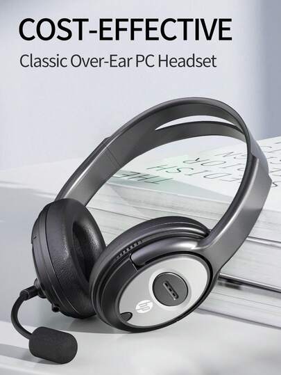  HP Wired Headphones With Microphone And 3.5mm Round Jack. Suitable For Watching Videos, Listening To Music, Playing Games, Attending Classes, And Studying. Comfortable To Wear.