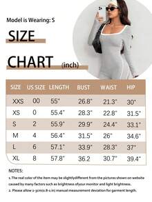 AITYI Studio 女士连体裤，时尚设计，户外街头镂空U领撞色织带设计，运动健身塑形修身性感舒适Y2K风格，适合日常、通勤、派对、度假、独立日、返校、情人节、骄傲月、狂欢节、音乐节等场合，2026春季新款舒适针织喇叭裤连体裤 - 淺灰色 - 查看 9