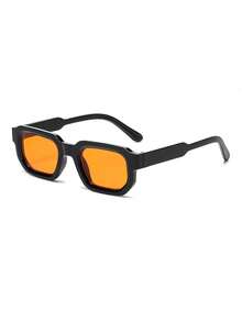 Square Small Frame Fashion Glasses, Retro Minimalist Elegant Style Unisex, Suitable For Tropical Beach Vacation, Holiday Gift, Outdoor Activities, Golf, Street Photography, Beach Toys, Summer Beach Vacation, Outdoor, Travel - hộp trong suốt - Xem 7