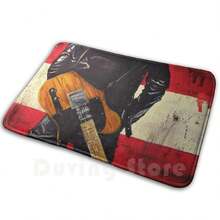 Carpet Mat Rug Cushion Soft The Guitar Telecaster Electric And Roll America Born In The Usa Usa - 1PC - 查看 1
