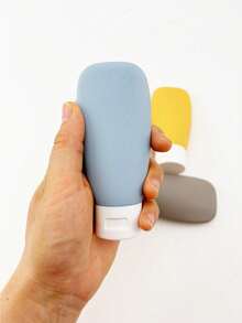 4/5个装 60毫升防漏旅行挤压瓶 - 耐用、节省空间且可重复灌装，适用于洗发水、护发素、润肤露和沐浴露 - 查看 4