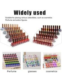 1pc 5-Tier Large Capacity Storage Rack, Cosmetic Organizer Shelf - Clear - View 5