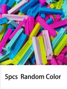 7.5cm Sealing Clips, Snack Freshness Clips, Tea Powder Milk Kitchen Food Bag Sealing Clips, Plastic Food Clips Wedding Party Gift Bags - Multicolor - View 12