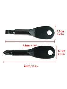 1pc Mini Screwdriver Keychain - A Compact Metal Tool For Daily Use, No Power Required - A - View 3