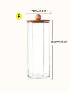 1 Caja de almacenamiento de hisopos, Dispensador de almohadillas desmaquilladoras, Caja de almacenamiento de almohadillas desmaquilladoras con tapa, Caja de almacenamiento de cosméticos transparente, Decoración de habitación, Bolsa de maquillaje - Multicolor - Ver 15