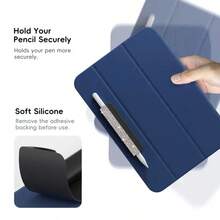 Diamond Light Luxury Silicone Pencil Holder Cover Compatible With Apple Pencil Pro 1st/2nd/3rd Generation, Universal For Gel Pens - Multicolor - View 7