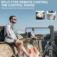 Magnetic Smartphone Selfie Grip Handle, Convenient Shooting Camera Grip With Wireless Remote Control, Compatible With All Phones, Supports Video Recording. Battery Capacity: 50 MAh - View 8
