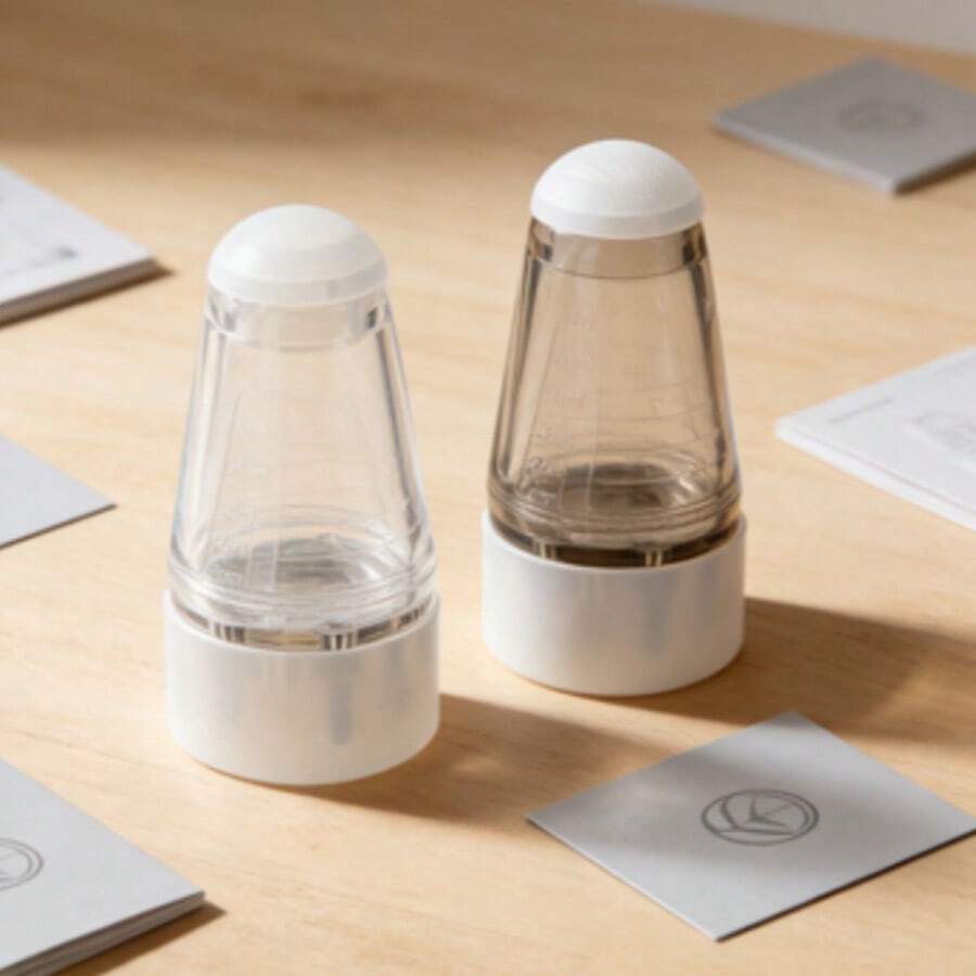 1个手持式头皮按摩滚轮，促进头发生长，缓解压力，日常头皮护理，适合所有发质，附赠按摩油使用指南 - 彩色 - 查看 1