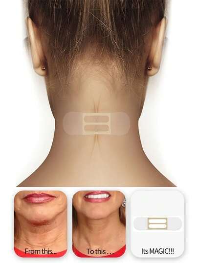 Invisible Neck Lift Patches, Breathable Neck Tightening Stickers To Alleviate Neck Wrinkles, Elastic Neck Line Improvement Patches, Suitable For Men And Women Neck Lift And Care, Neck Wrinkle Patches, High Elasticity Invisible Neck Lift Stickers, Can Hide Double Chin And Loose Skin, Invisible Instant Anti-Wrinkle Stickers, Invisible Fine Lines And No Wrinkles