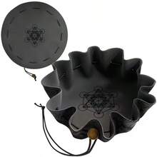 1个仿皮双用途收纳袋兼展示托盘 - 几何图案抽绳收纳袋，便携式桌面托盘，可收纳骰子、硬币、珠宝、钥匙 - 非常适合桌面角色扮演游戏、聚会和旅行，布艺收纳袋 1个多功能仿PU收纳袋兼展示托盘 | 骰子抽绳收纳袋 - 生命樹-04B - 查看 11