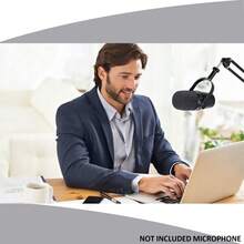 YOUSHARES Mic Stand With Pop Filter - Mic Boom Arm With Mic Cover Foam Compatible With MV7 Microphone - Mic Stand - View 2