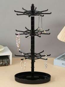 Multi-Layer Stall Display Rack; Rotating Jewelry Rack; Earring Rack; Hanging Jewelry Headband Storage Rack; Keychain Hanging Rack. - Multicolor - View 2