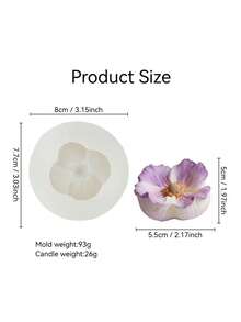 Flower Shaped Candle Mold - Flower Mold - View 6