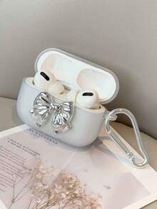 电镀心形蝴蝶结无线蓝牙耳机盒，兼容苹果Pro 2 - 蝴蝶結 - 查看 7