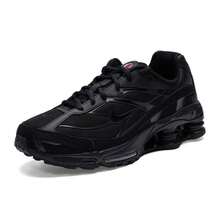 Men's NIKE SHOX RIDE 2 Casual Shoes, Comfortable Everyday Casual Sneakers, IO4296-002 - Black/Black/Black/University Red - View 3