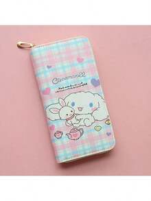 SANRIO 肉桂狗长款钱包，女士钱包，时尚卡通人物小钱包，长款女士钱包，女孩钱包，真皮钱包，钱袋 - 彩色 - 查看 4