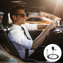 3.5mm车载麦克风，适用于车载蓝牙立体声车载主机，支持音频导航、外置免提通话等功能，可替换车载收音机麦克风组件 - 均碼 - 查看 5