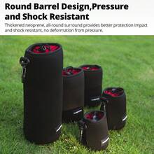 AMBITFUL Waterproof And Dustproof Thickened Camera Lens Bag Photography Lens Bag Pouch For DSLR Camera Lens Barrel Case - View 6