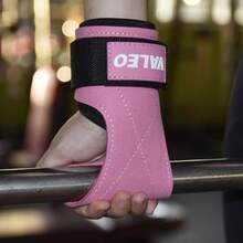 1Pair Gym Gloves Grips Anti-Skid Weight Power Belt Lifting Pads Deadlift Belt Workout Crossfit Fitness Gloves Palm Protection - Multicolor - View 6