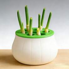 1pc 3D Printed Hydroponic Green Onion Planter, Indoor Kitchen Garden Farming Appliance - Planting Box - View 6