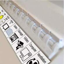 117pcs/Set Electrical Box Identification Stickers, Circuit Breaker Classification Switch Labels, Home Switch Guide, Suitable For Homeowners To Protect Family - 117 Small Stickers - View 7