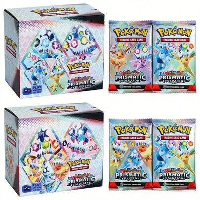 TCG Premium TCG Prismatic Evolutions Bagged Cards, Prismatic Evolutions Booster Pack - Bagged Cards, Random Styles