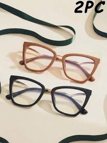 2pcs (Black + Brown)