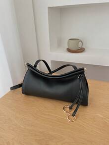 2026 Nuevo Bolso de Mano Elegante y Minimalista de Moda para Viajes, Diseño de Bandolera - Negro - Ver 10