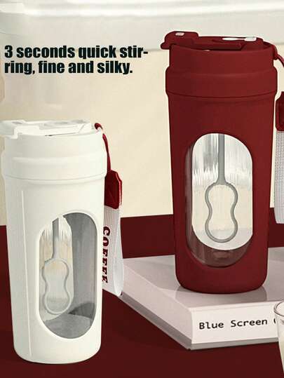 电动自动搅拌杯，一键快速混合咖啡和奶粉，材质优良，非常适合健身和便携使用，也可作为礼品摇摇杯