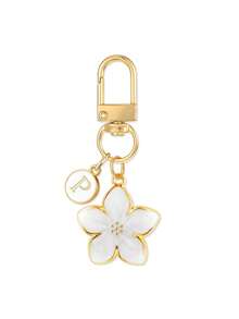 1个字母钥匙扣,精美樱花字母珐琅钥匙扣,A-Z合金钥匙扣,白色配饰,春夏最佳配饰,时尚经典浪漫魅力,送给女性和女孩的最佳生日礼物,带登山扣,金属女士钥匙扣装饰,适合约会、度假、海滩、工作、学习等场合,送给姐妹、女友、朋友、伴侣的最佳礼物,最佳母亲节礼物 - 彩色 - 查看 12