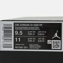男款 Air Jordan 40 ASW PF 篮球鞋，低帮，IM7993-001 - 黑色 - 查看 6