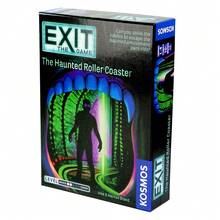 EXIT The Game Haunted Roller Coaster Escape Room Board Game Cooperative Puzzle Adventure Mystery Riddle Solving Family Strategy Game Immersive Story Driven Challenge Interactive Logic Game One Time Play Experience - Mint Blue - View 4