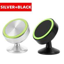 Glow-In-The-Dark Magnetic Car Phone Holder, 360° Rotation, Strong Magnet Stability, Universal For Dashboard, Luminous At Night - Multicolor - View 12