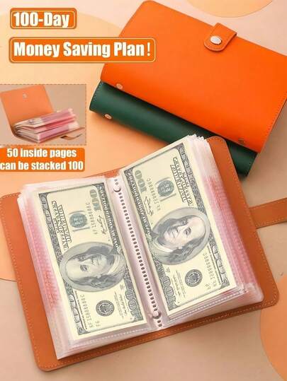 100pcs Budget Organizer Clips: Vertical Sliding Pockets, Large Capacity For Collectors & Women's Fashion Accessories, Suitable For Commuting, Weekend Shopping & Other Occasions, Travel Essential, Stylish Storage, Exquisite Details, Holiday Gift, Unisex (Multi-Color Options)