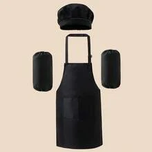 1 Set Kids Chef Hat, Apron And Sleeve Covers 3pcs Set, Adjustable Neck Strap, Suitable For Ages 3-14, For Cooking, Baking, Painting, Training - 3-piece Set Of Hat, Apron, and Sleeves - View 16