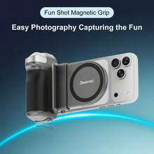 Magnetic Smartphone Selfie Grip Handle, Convenient Shooting Camera Grip With Wireless Remote Control, Compatible With All Phones, Supports Video Recording. Battery Capacity: 50 MAh - View 3