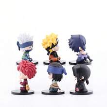 迷你Q版动漫手办 漩涡鸣人 宇智波旗木春野樱 可爱摆件 桌面摆件 收藏模型玩具 蛋糕装饰 粉丝礼物 - 彩色 - 查看 6