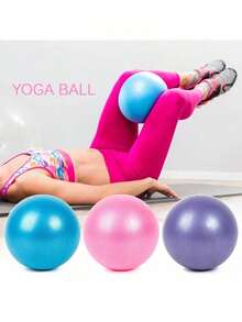 Bóng tập yoga mini dày 25cm, bóng tập Pilates bơm hơi, bóng tập luyện nhỏ mềm ổn định dùng tại nhà để cải thiện thăng bằng và sức mạnh cơ lõi, kèm bơm hơi để tập thể dục và rèn luyện sức khỏe. - Nhiều màu - Xem 3