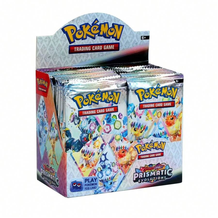 TCG Premium TCG Prismatic Evolutions Bagged Cards, Prismatic Evolutions Booster Pack - Bagged Cards, Random Styles - Multicolor - View 1