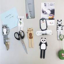 Cartoon Animal Magnetic Refrigerator Hooks, Cute Creative No-Nail Strong Magnet Hooks - Suitable As Gifts - 1PC - View 6