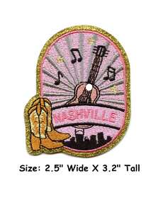 1 pieza Muñeca para parche de estilo sureño y vaquero con bordado para planchar - Multicolor - Ver 8