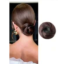 1件优雅迷人的女士发饰，4英寸弹力发夹，采用耐热合成纤维制成，百搭设计，适合所有发质，佩戴牢固，适合日常使用、海滩、婚礼、音乐节、复活节等各种场合，是居家美发的理想之选。 - 彩色 - 查看 15