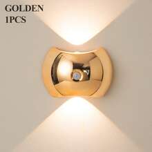 Creative LED Motion Sensor Wall Light, USB Rechargeable Wireless Battery Powered LED Night Light, Suitable For Corridor/Bedroom/Bathroom, Bedside Table, Desk, Wardrobe, Home Decor, Living Room - 多色 - 查看 16