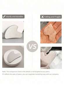 2pcs Heart & Triangle Shaped Gua Sha Tools, Fashion Face Massage & Sculpting Instrument For Face & Body, Promote Lymphatic Drainage, Jawline Shaping, Ideal Skincare Gift - A - View 7