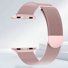 Compatible With Apple Watch Band 38mm 40mm 41mm 42mm 44mm 45mm 46mm 49mm Women Men, Stainless Steel Mesh Loop Magnetic Clasp Replacement For Apple Watch Series 11 10 9 8 7 6 5 4 SE3 SE2 Ultra 3 - 42(S3)/44/45/46/49mm - View 7