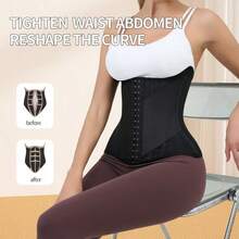 Waist Belt Trainer, Body Shaping Suit, Abdominal Shaping Sheath, Women's Abdominal Control Waist Belt - Black - View 1