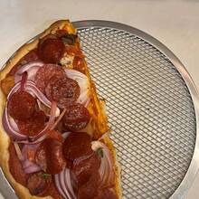 Commercial Grade Seamless Aluminum Pizza Baking Net, Seamless/Non-Stick Mesh Baking Tray, Kitchen Utensil, Suitable For Oven, Grill - Multicolor - View 9