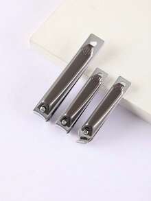 10pcs Nail Care Set, Nail Clipper, Nail Trimmer, Nail File, Cuticle Nipper, Stainless Steel Manicure Tools, Green/Gray/Beige, Suitable For Travel And Home Use - Multicolor - View 4