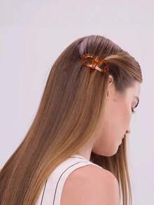 1个/4个可拆卸磁性蝴蝶结发夹，刘海发夹，女士发饰夏季沙滩爪夹度假发夹 - 彩色 - 查看 5